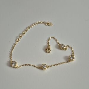 ⚡️Sale Elegant Gold Bracelet with Crystal Accents